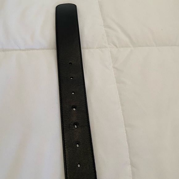 Men’s Gucci authentic wide leather black belt with double G buckle size 90 - Picture 8 of 9
